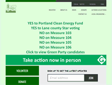 Tablet Screenshot of pacificgreens.org